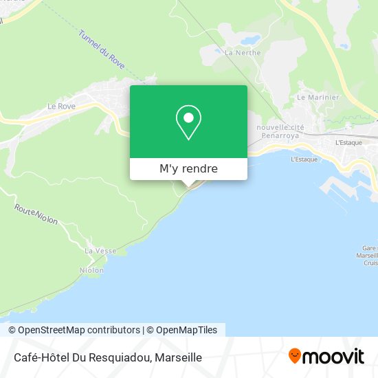 Café-Hôtel Du Resquiadou plan