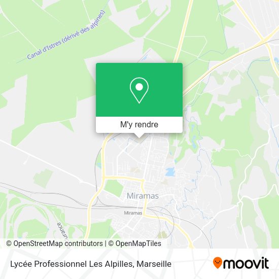Lycée Professionnel Les Alpilles plan