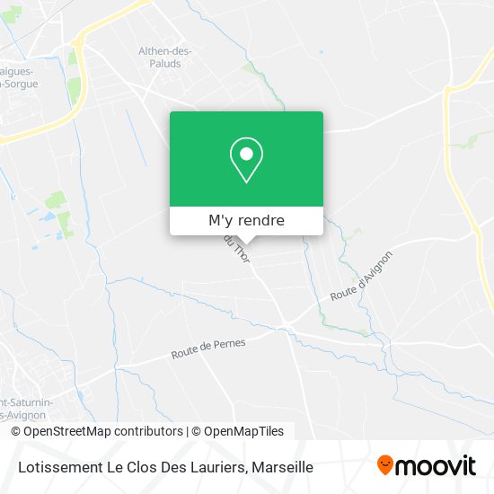 Lotissement Le Clos Des Lauriers plan