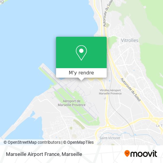 Marseille Airport France plan