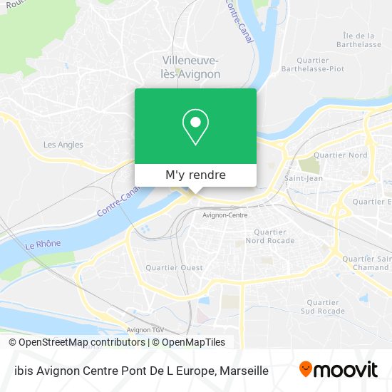 ibis Avignon Centre Pont De L Europe plan