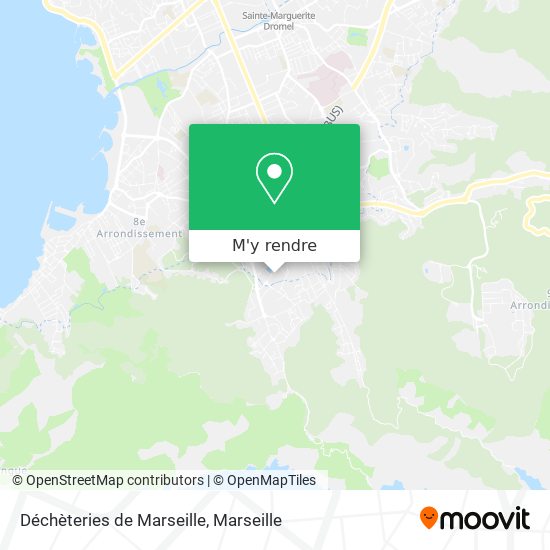 Déchèteries de Marseille plan