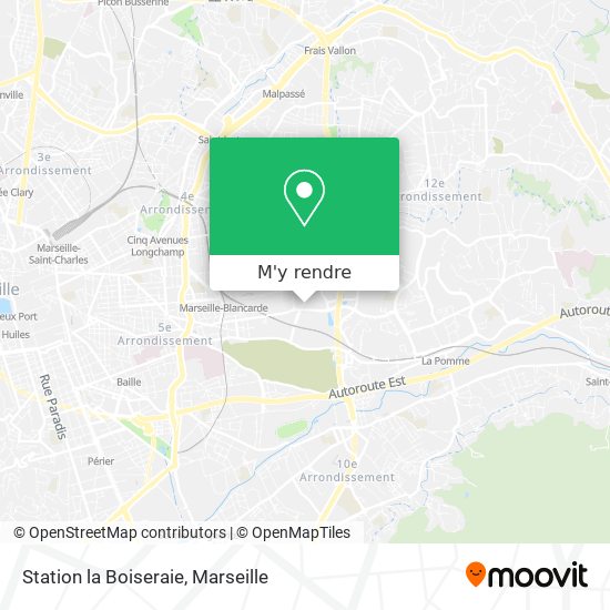 Station la Boiseraie plan