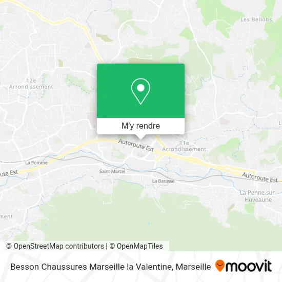 Besson Chaussures Marseille la Valentine plan