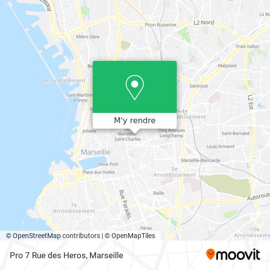Pro 7 Rue des Heros plan