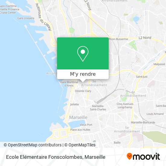 Ecole Elémentaire Fonscolombes plan