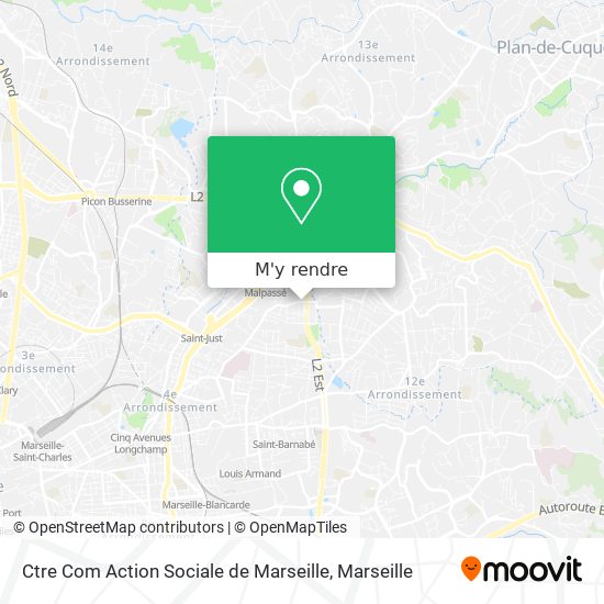 Ctre Com Action Sociale de Marseille plan