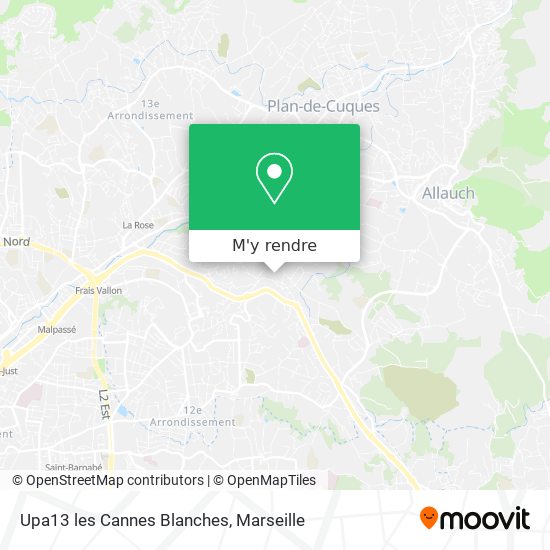 Upa13 les Cannes Blanches plan