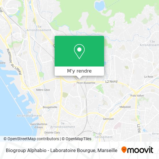 Biogroup Alphabio - Laboratoire Bourgue plan