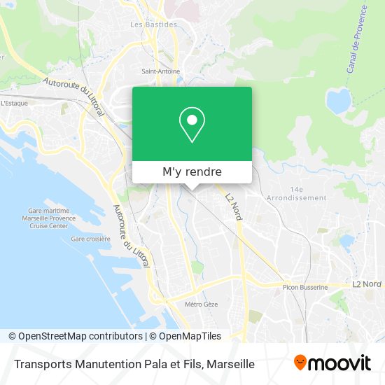 Transports Manutention Pala et Fils plan