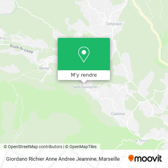 Giordano Richier Anne Andree Jeannine plan
