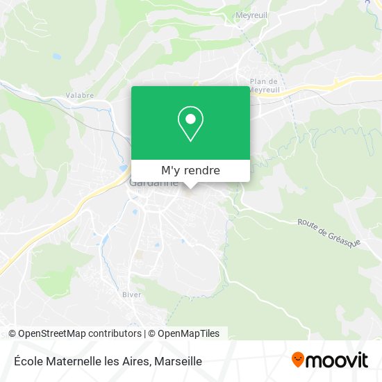 École Maternelle les Aires plan