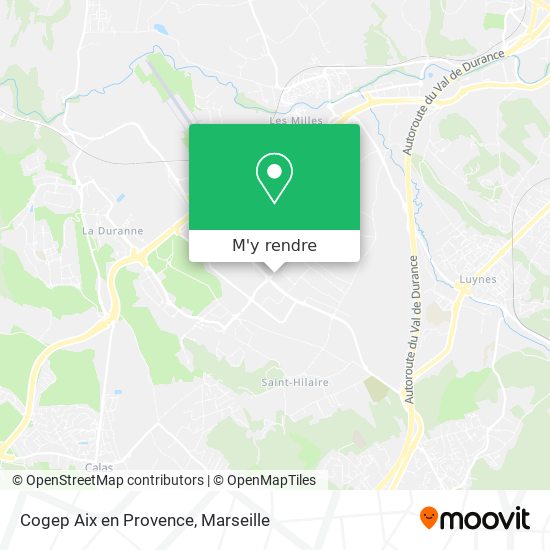 Cogep Aix en Provence plan