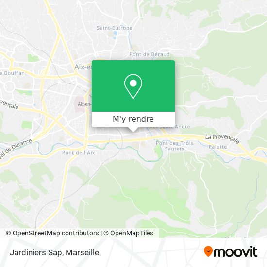Jardiniers Sap plan