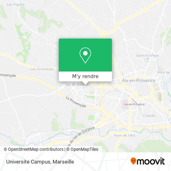 Universite Campus plan