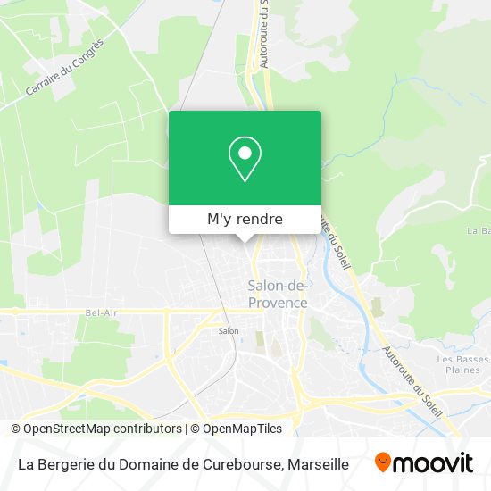 La Bergerie du Domaine de Curebourse plan