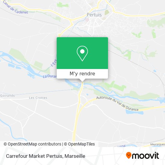 Carrefour Market Pertuis plan