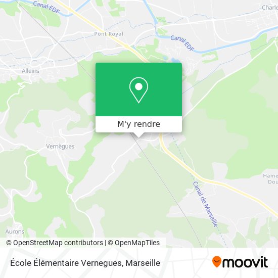 École Élémentaire Vernegues plan