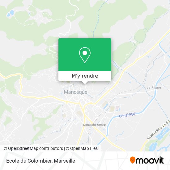Ecole du Colombier plan