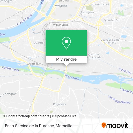 Esso Service de la Durance plan