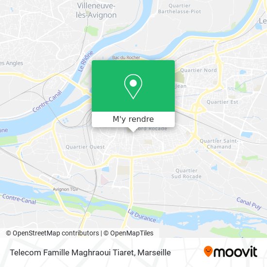 Telecom Famille Maghraoui Tiaret plan