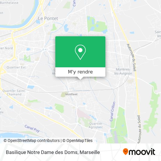 Basilique Notre Dame des Doms plan
