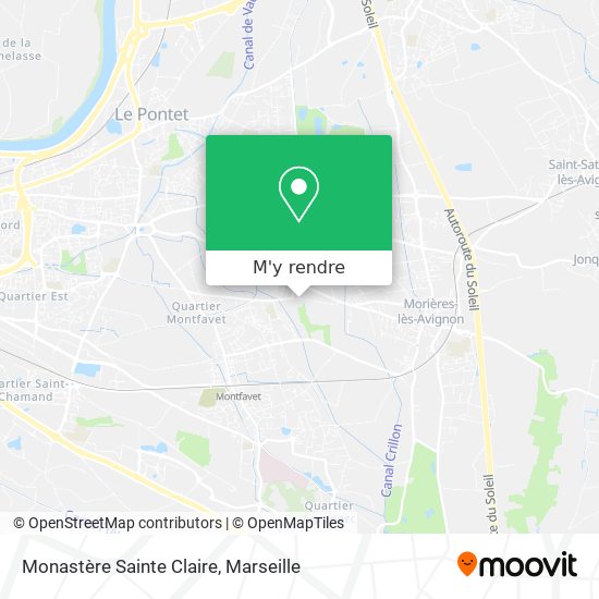 Monastère Sainte Claire plan