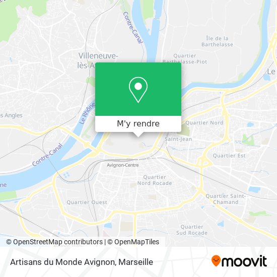 Artisans du Monde Avignon plan