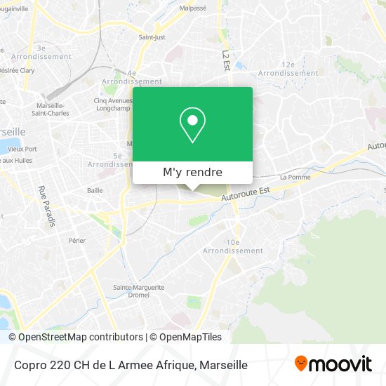 Copro 220 CH de L Armee Afrique plan