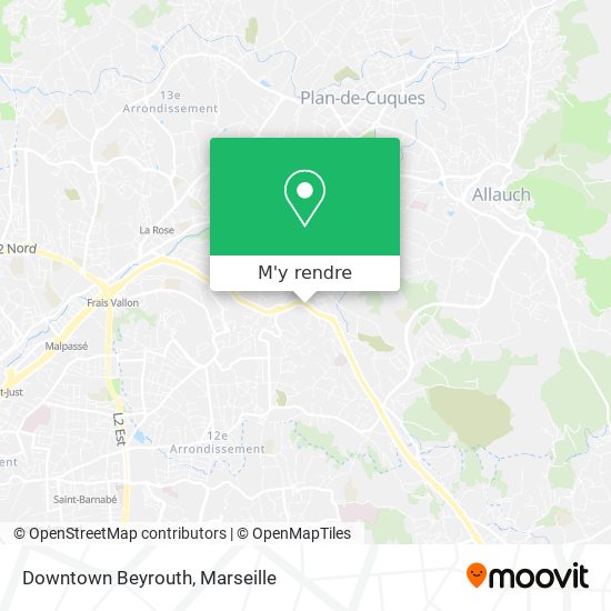 Downtown Beyrouth plan