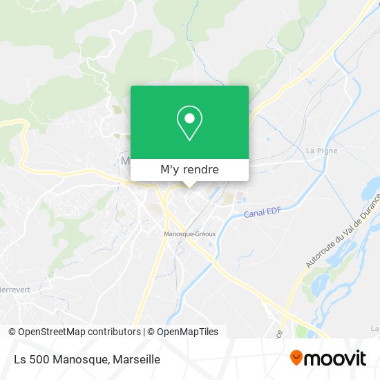 Ls 500 Manosque plan