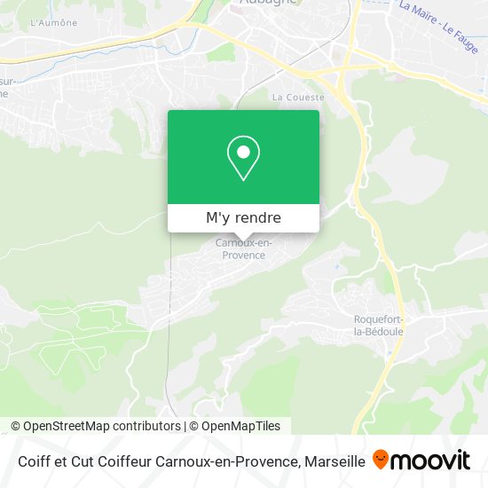 Coiff et Cut Coiffeur Carnoux-en-Provence plan