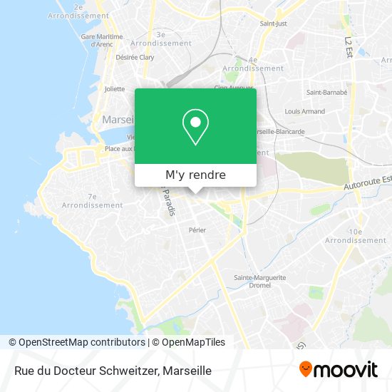 Rue du Docteur Schweitzer plan