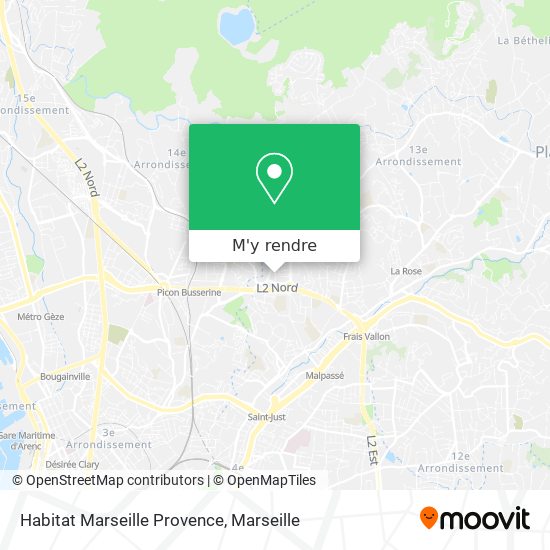 Habitat Marseille Provence plan