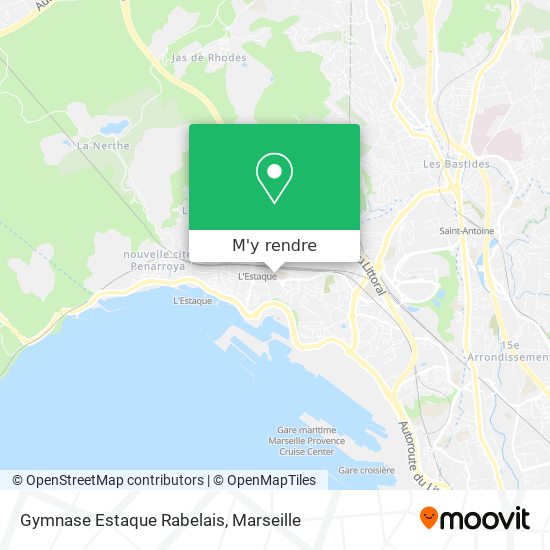 Gymnase Estaque Rabelais plan