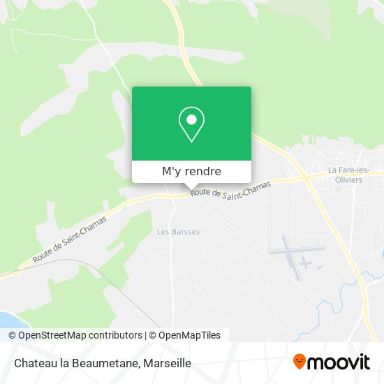 Chateau la Beaumetane plan