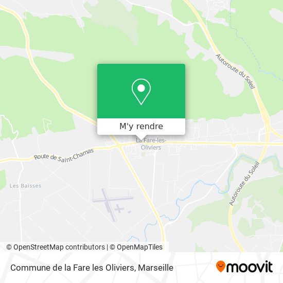 Commune de la Fare les Oliviers plan
