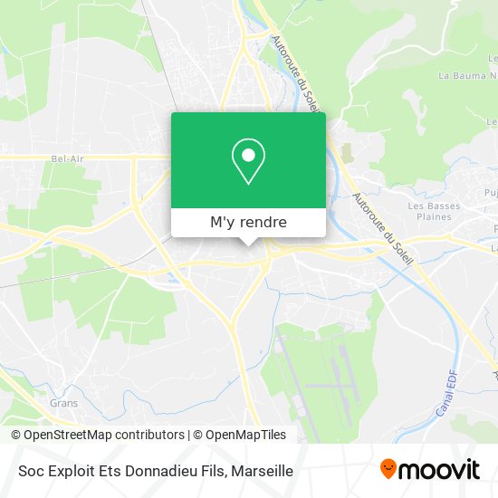 Soc Exploit Ets Donnadieu Fils plan