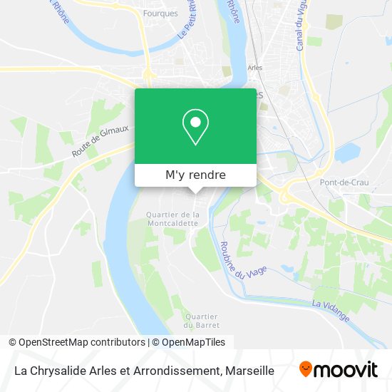 La Chrysalide Arles et Arrondissement plan