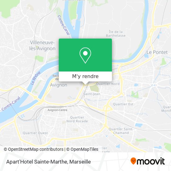 Apart'Hotel Sainte-Marthe plan