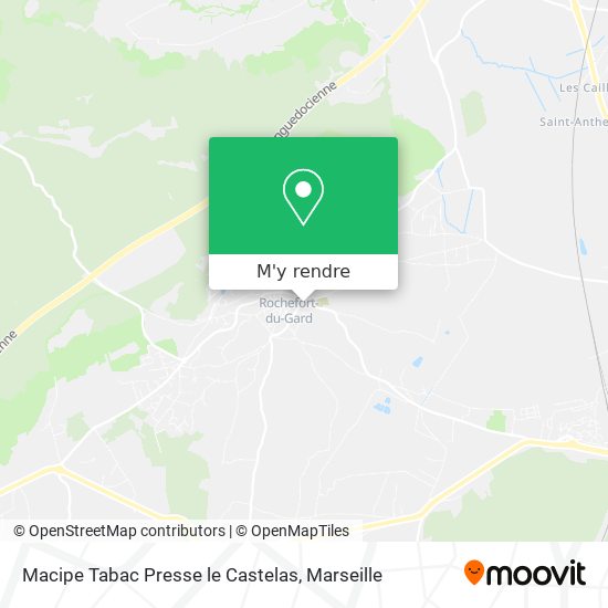 Macipe Tabac Presse le Castelas plan