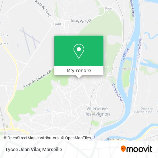 Lycée Jean Vilar plan