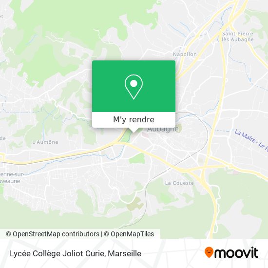 Lycée Collège Joliot Curie plan