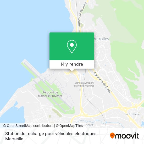 Station de recharge pour véhicules électriques plan