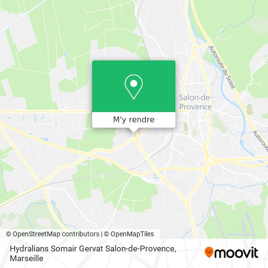 Hydralians Somair Gervat Salon-de-Provence plan