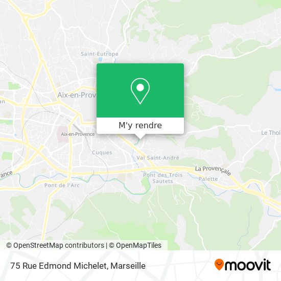 75 Rue Edmond Michelet plan
