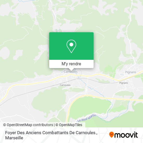 Foyer Des Anciens Combattants De Carnoules. plan