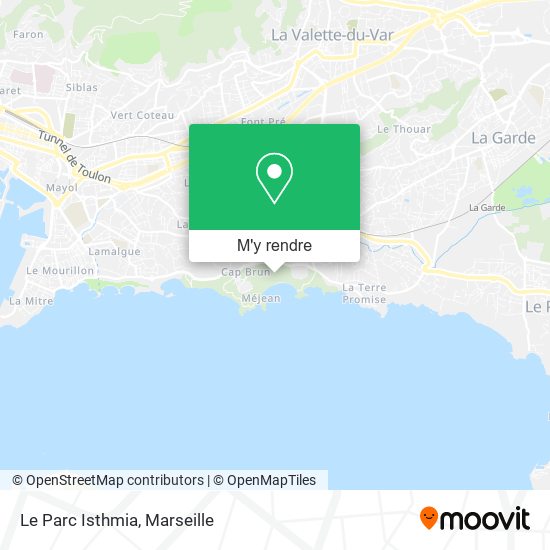 Le Parc Isthmia plan