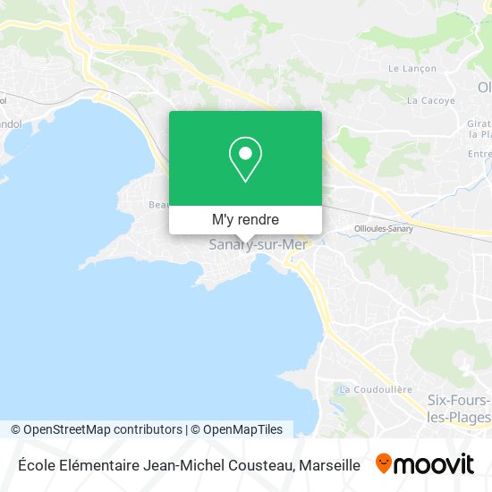 École Elémentaire Jean-Michel Cousteau plan