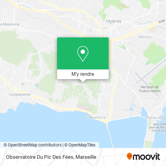 Observatoire Du Pic Des Fées plan